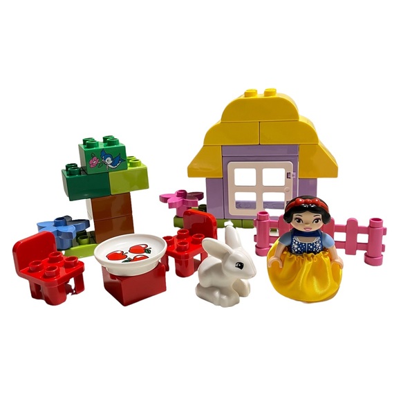 Lego Toys Lego Duplo Disneys Snow Whites Cottage 652 With Box